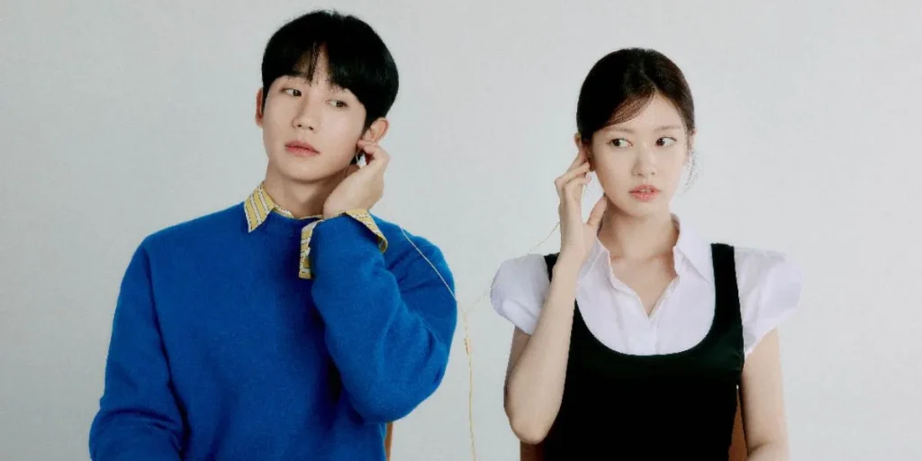 Jung Hae in and Jung so Min in a Netflix couple photoshoot