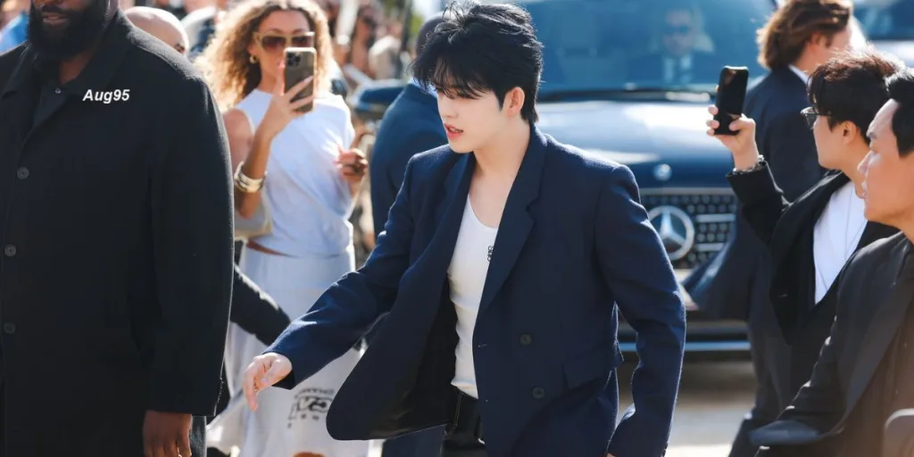 S.Coups at Loewe SS25 Show in Paris