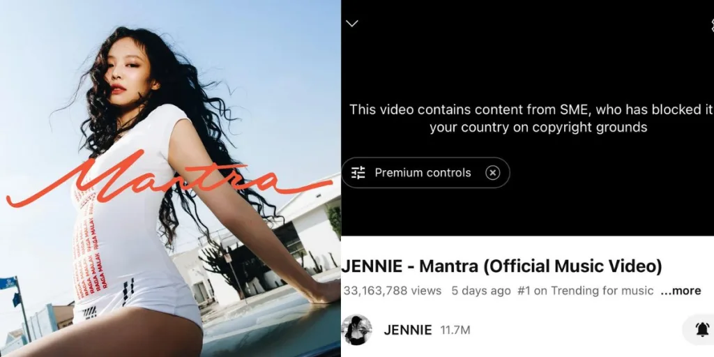 BLACKPINK's Jennie Mantra MV Taken Down from YouTube