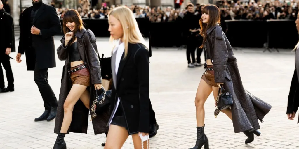 BLACKPINK's Lisa at Louis Vuitton SS25 Show in Paris