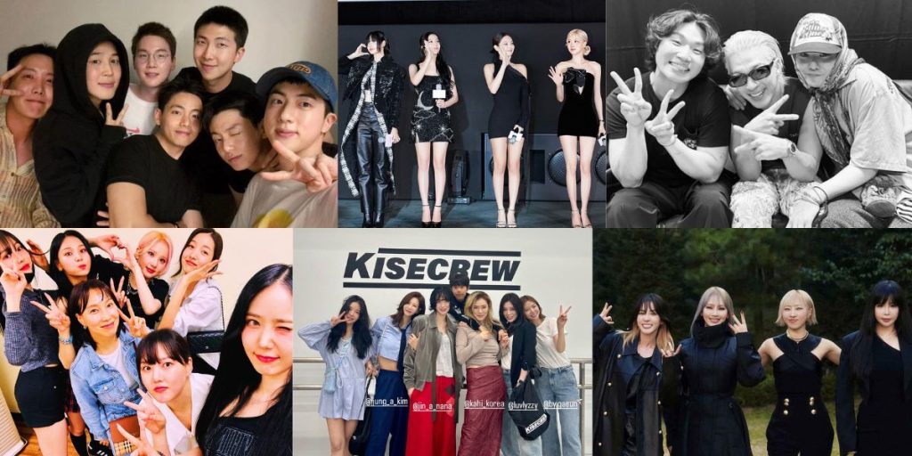 BTS, BLACKPINK, BIGBANG, GFRIEND, After School, 2NE1