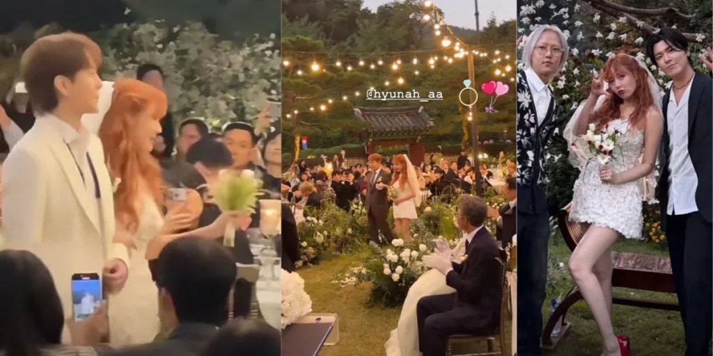 HyunA and Yong Junhyung Wedding