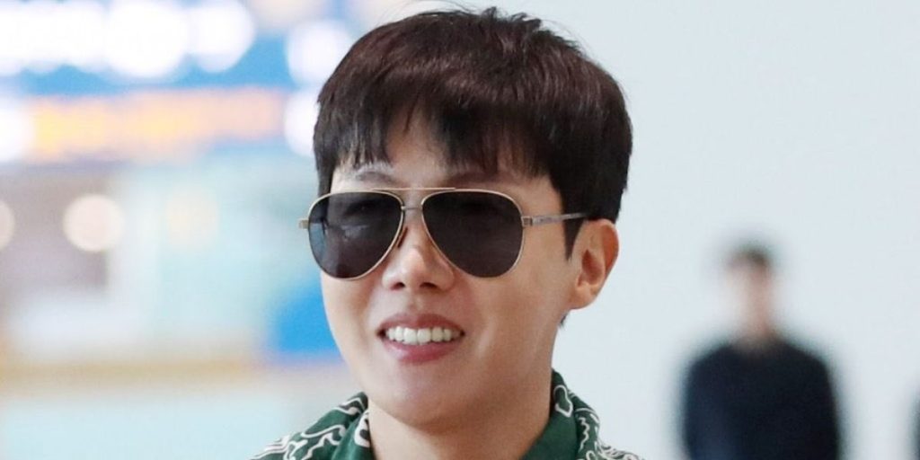 J-Hope at ICN International Airport heading for LA