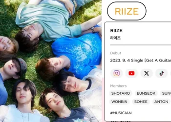 RIIZE Listed as 6-member group