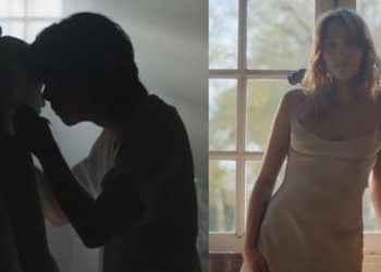 BTS V in a still from Winter Ahead MV Teaser