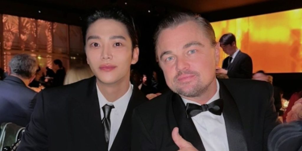 Rowoon with Leonardo DiCaprio at LACMA Art +Film gala