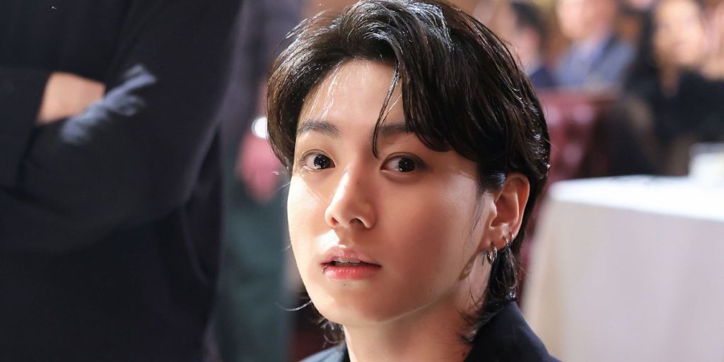 BTS Jungkook in behind-the-scenes from Seven music video