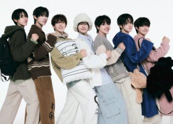 KickFlip in a concept photo for debut album Flip It, Kick It