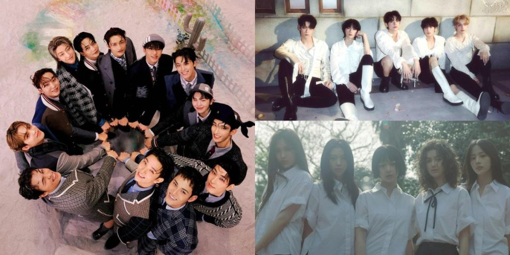 SEVENTEEN, TXT, NewJeans [HYBE]