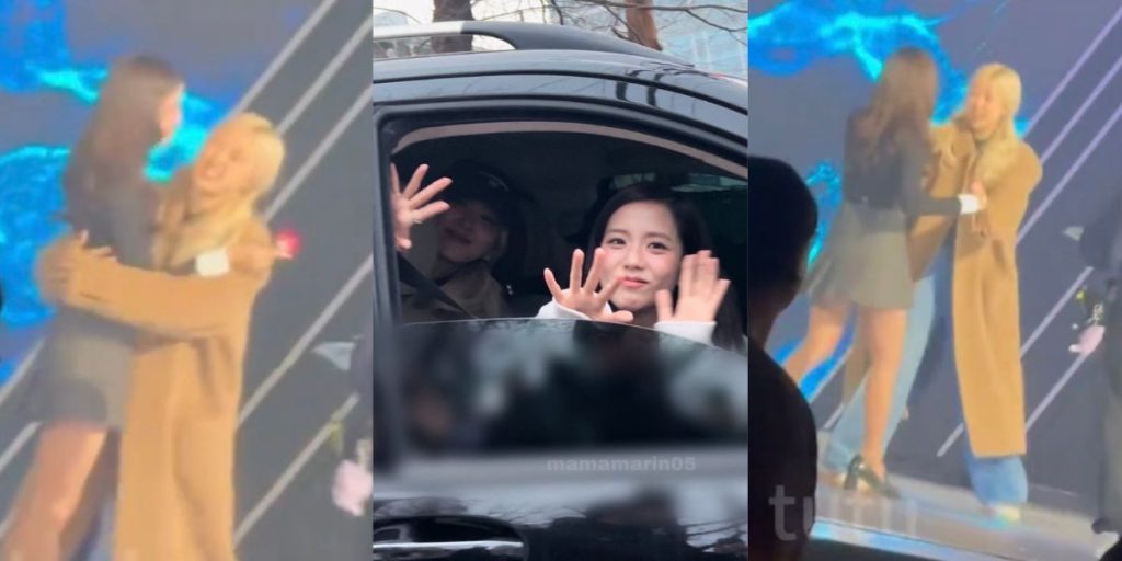 BLACKPINK’s Rosé Surprises Bandmate Jisoo at Inkigayo