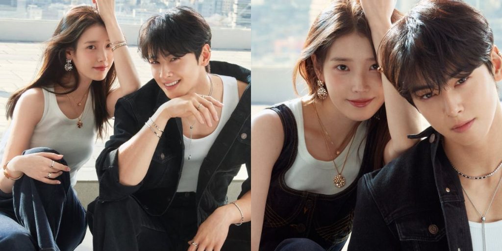 IU and Cha Eunwoo for Chaumet Bee Campaign