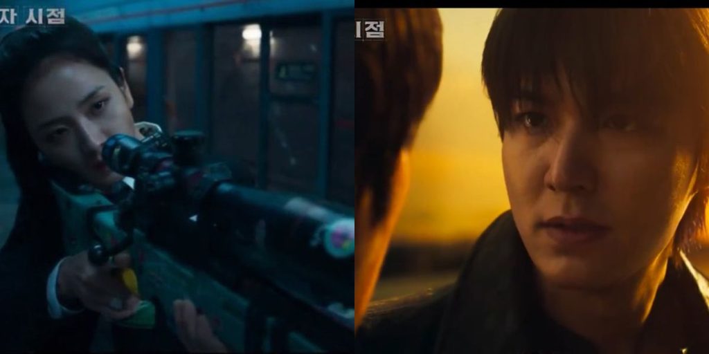 Jisoo and Lee Min Ho in a stil from movie Omnisicent Reader's VIewpoint