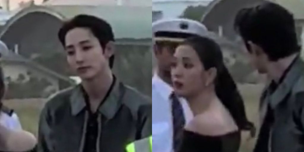 Jisoo and Lee Soo Hyuk filming in Cebu