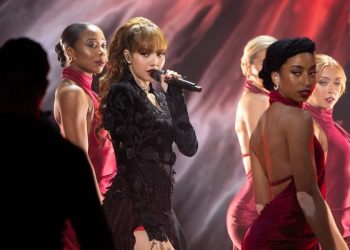 BLACKPINK's Lisa performing Live and Let Die at Oscars 2025