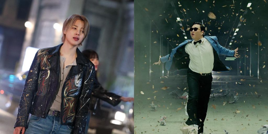 BTS Jimin and PSY