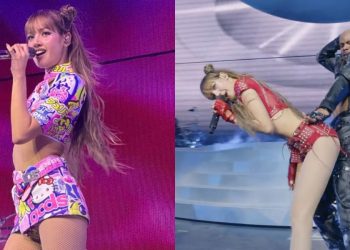 BLACKPINK's Lisa performing at Coachella 2025