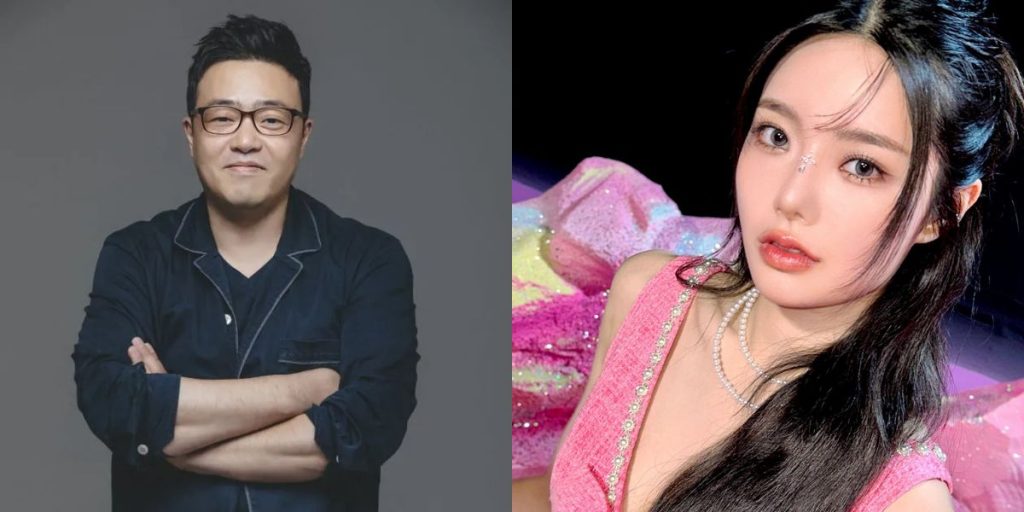 Ahn Sung Il and Keena from FIFTY FIFTY