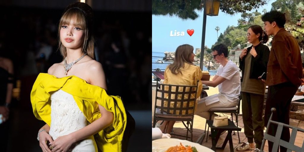 BLACKPINK's Lisa with Frédéric Arnault in Italy