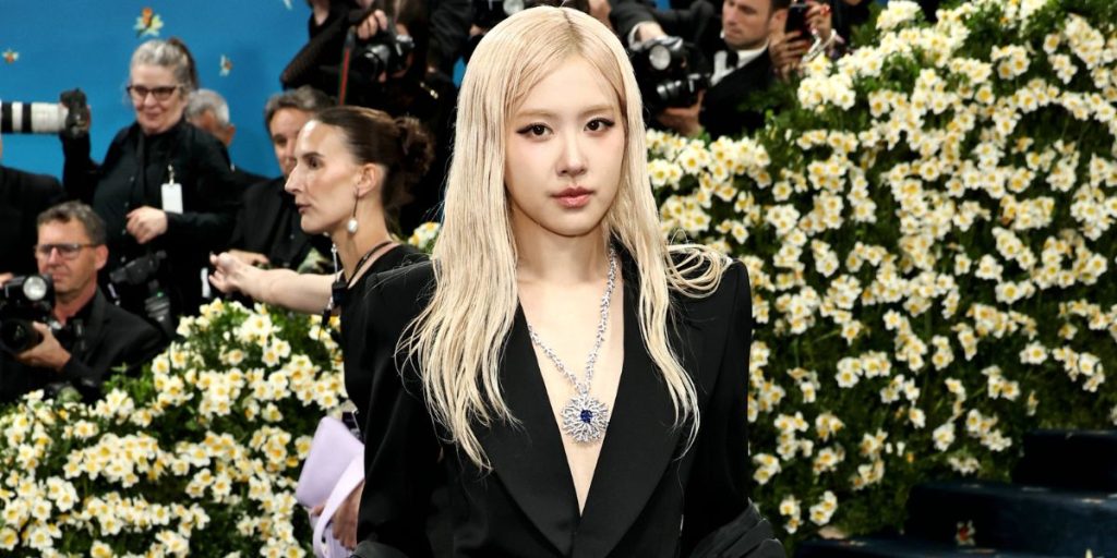 BLACKPINK's Rosé at Met Gala 2025 Red Carpet