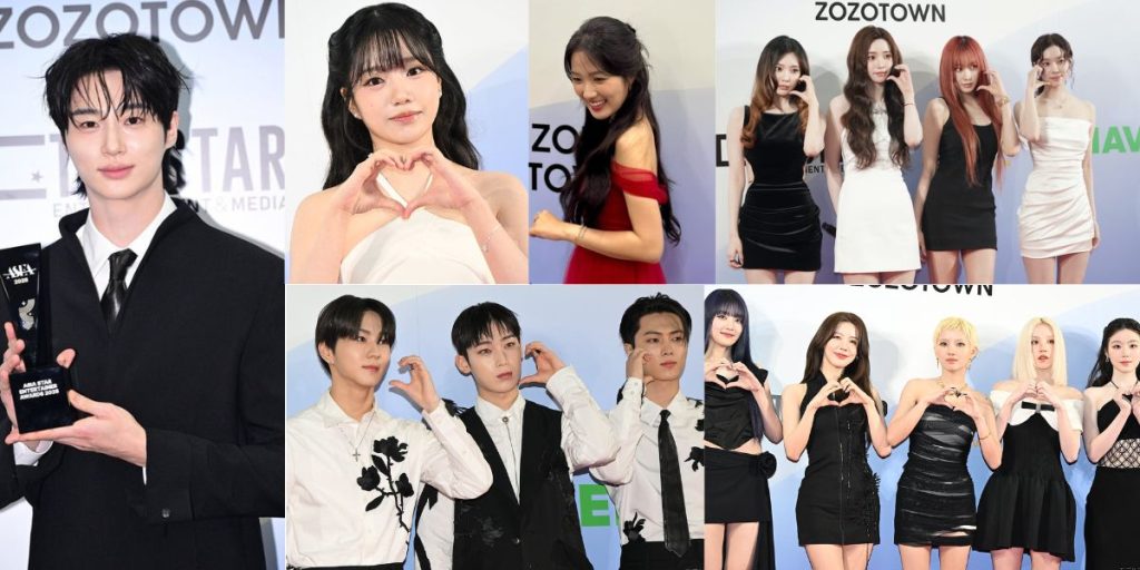 Byeon Woo Seok Jo Yu Ri, Kim Hye Yoon, aespa, ENHYPEN, and i-dle on the ASEA 2025 Red Carpet