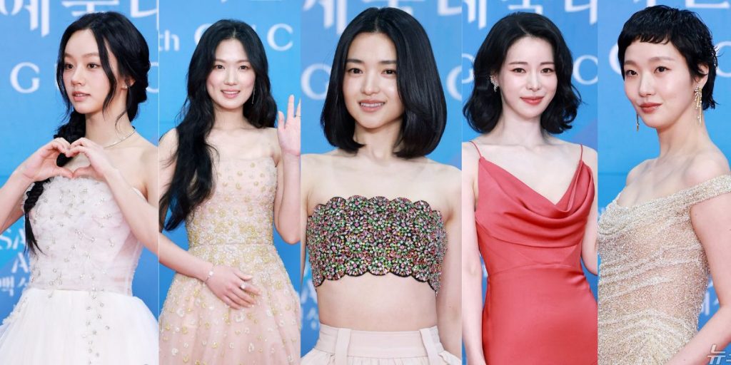 Hyeri, Kim Hye Yoon, Kim Tae ri, Lim Ji Yeon, and Kim Go Eun at 61st Baeksang Arts Awards Red Carpet