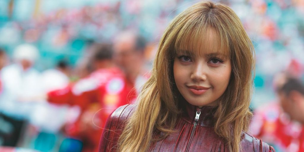 Lisa from BLACKPINK at Miami Grand Prix 2025