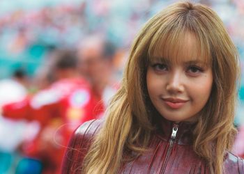 Lisa from BLACKPINK at Miami Grand Prix 2025