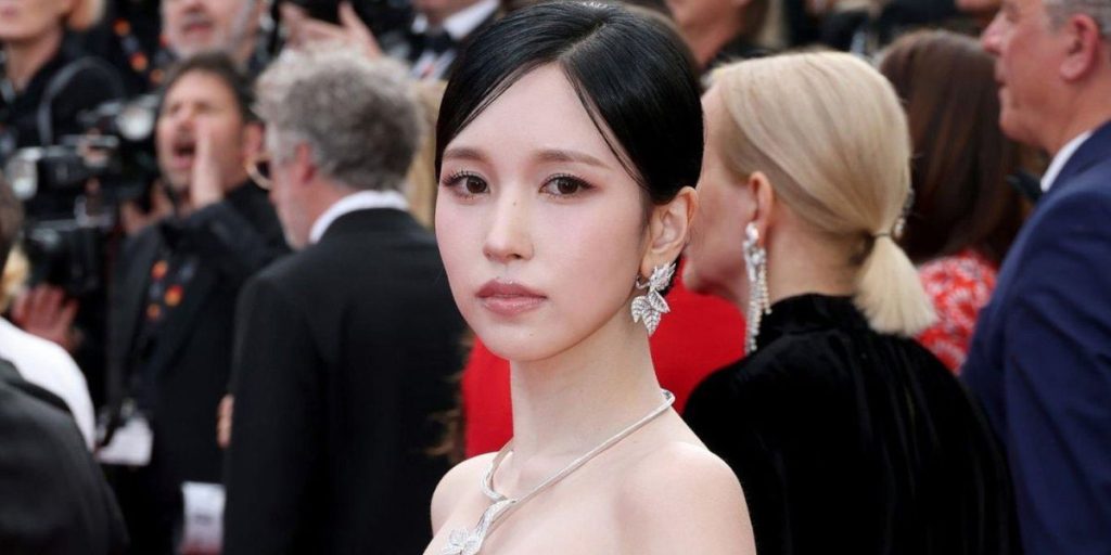 Mina from TWICE at Cannes 2025