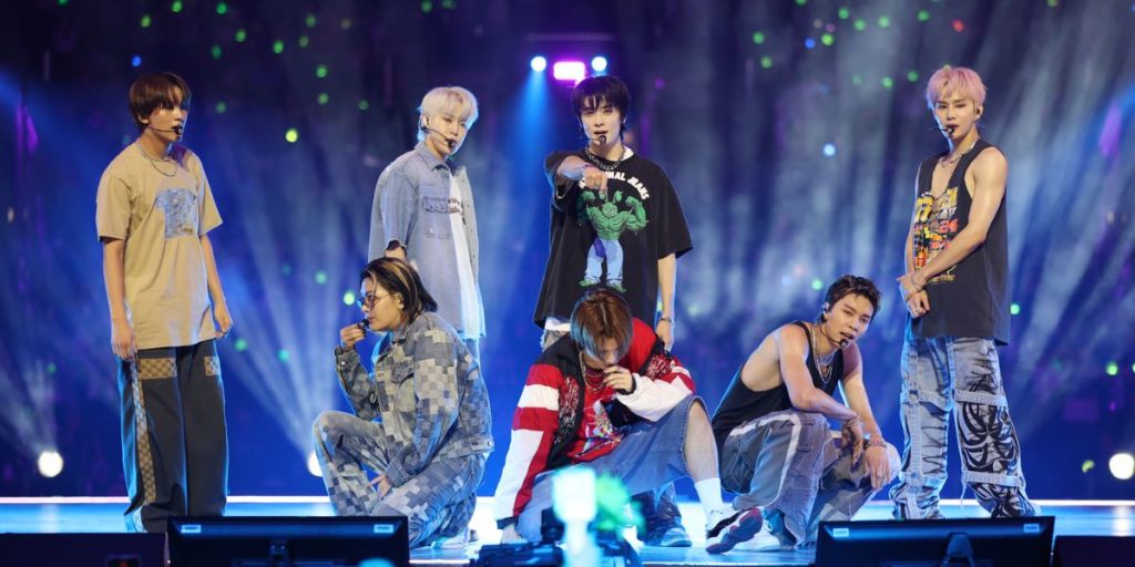 NCT 127 performing at KCON LA 2024