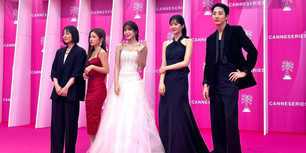 S-Line cast at Canneseries 2025