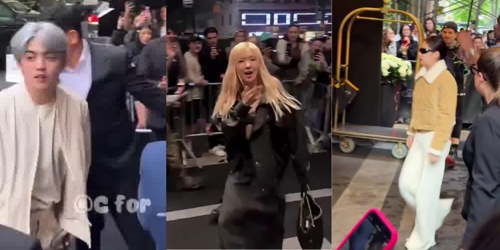 SEVENTEEN's S.Coups, BLACKPINK's Rosé and Jennie spotted at The Mark Hotel