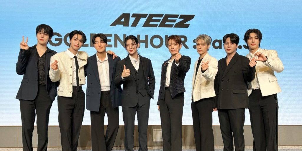 ATEEZ at the media showase for 12th mini album Golden Hour Part.3 [KQ Entertainment]