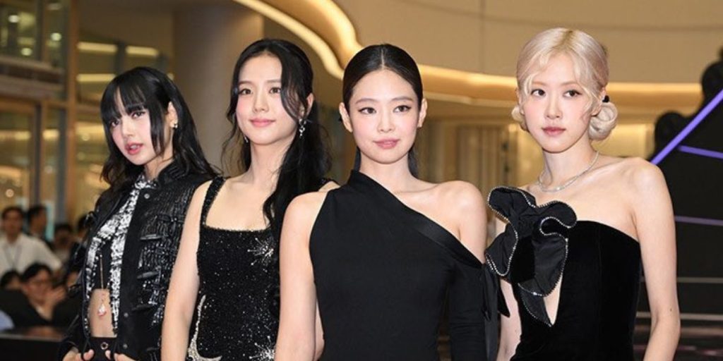 BLACKPINK Members Lisa , Jisoo, Jennie, and Rose at Born Pink Movie Screening in August 2024