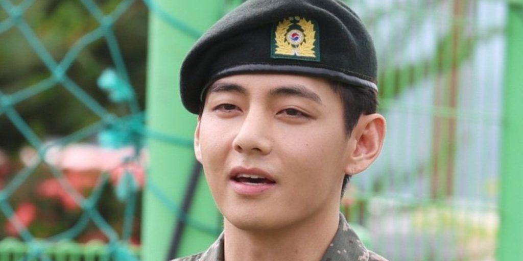 BTS V at the Sports Park in Chuncheon after discharging from the military on June 10, 2025