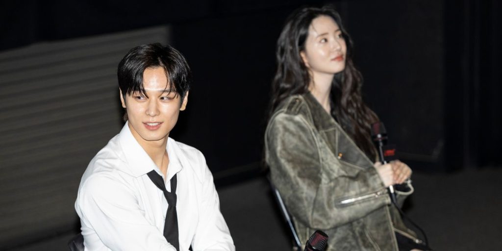 Juyeon and Shin Si Ah at Jeonju International Film Festival