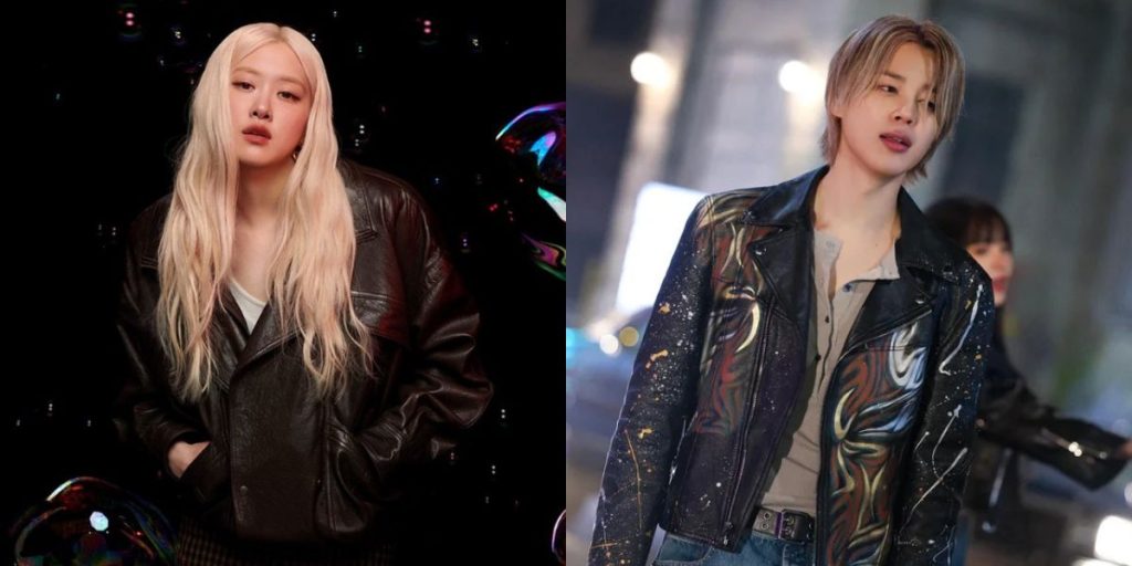 Rosé from BLACKPINK and Jimin from BTS
