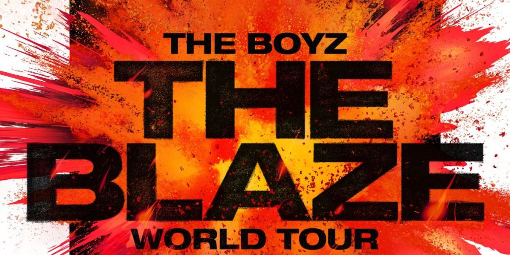 THE BOYZ World Tour THE BLAZE Poster