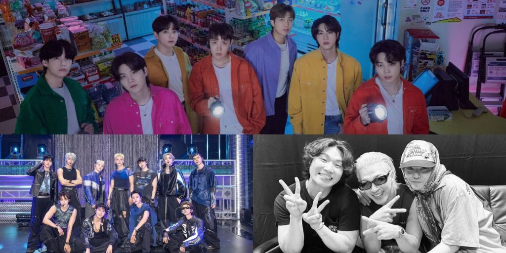 BTS, SEVENTEEN, BIGBANG