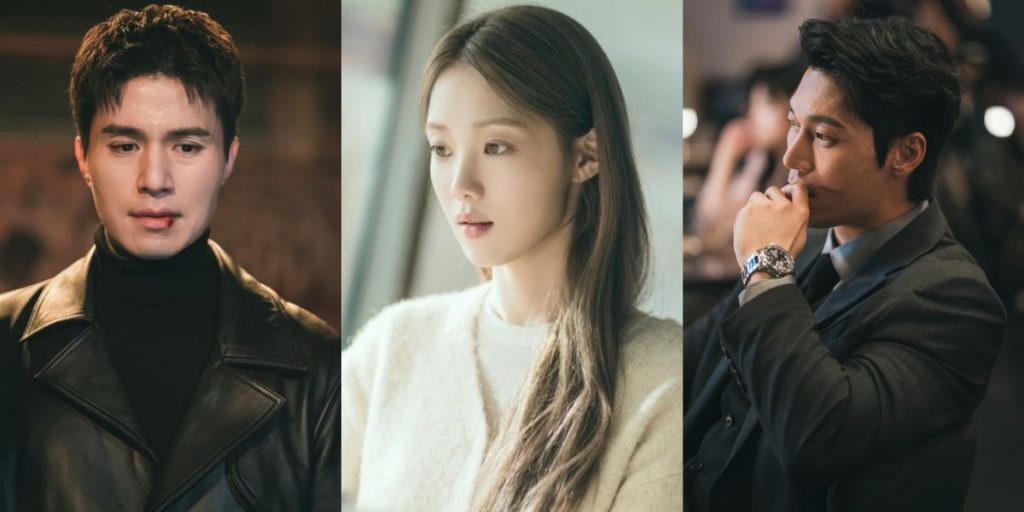Lee Dong Wook, Lee Sung Kyung, and Park Hoon in a still from 'The Nice Guy'