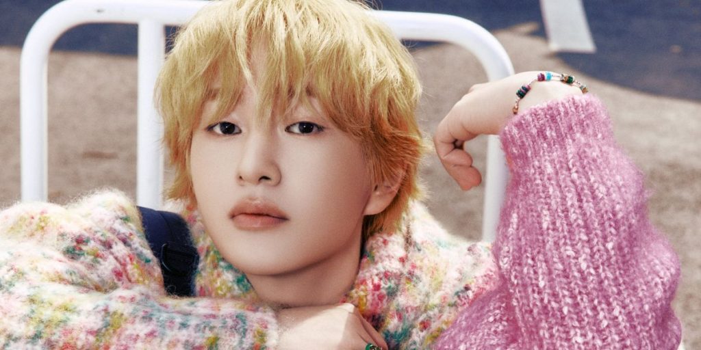 Onew in a teaser for 2nd Studio album 'Percent'