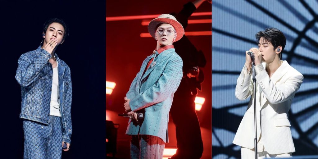 Jin, G-Dragon, and Cha Eunwoo