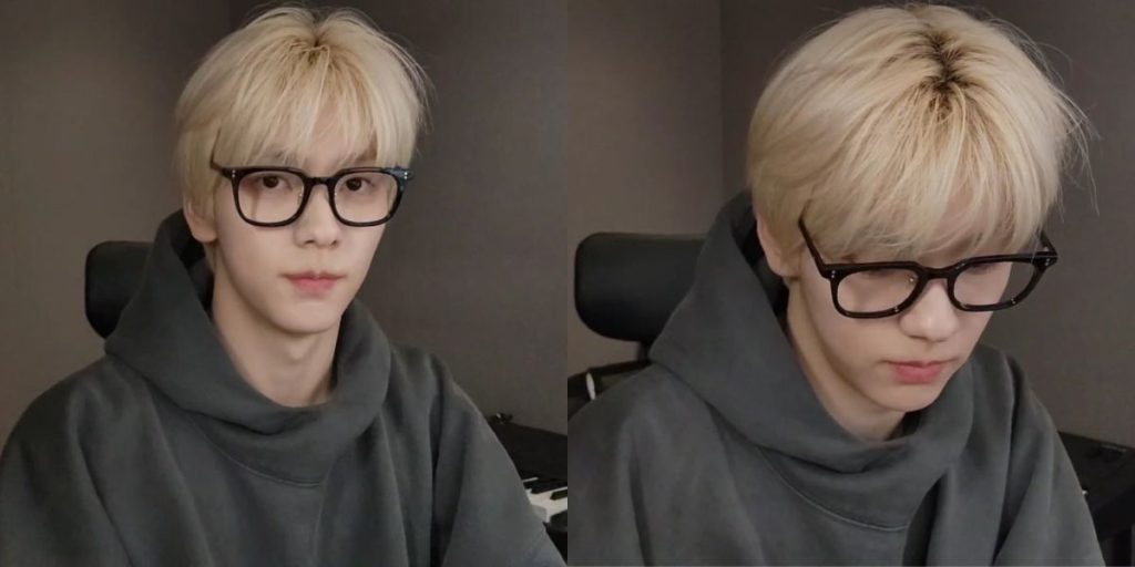 Soobin of TXT in recent Weverse live