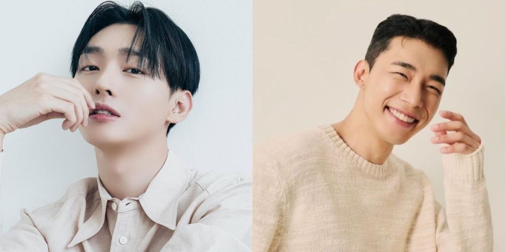 Yoon Jisung and Jeong Ri U