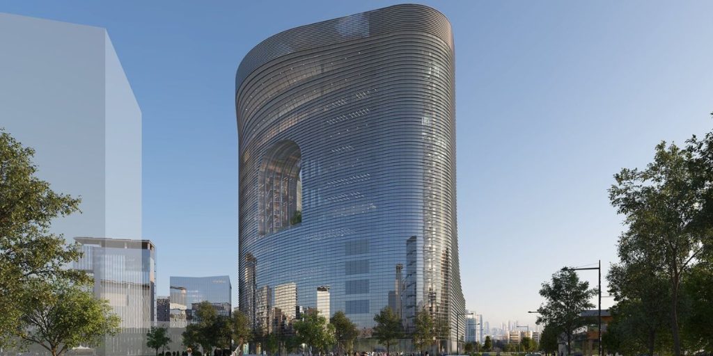 A view of JYP Entertainment's new headquarters