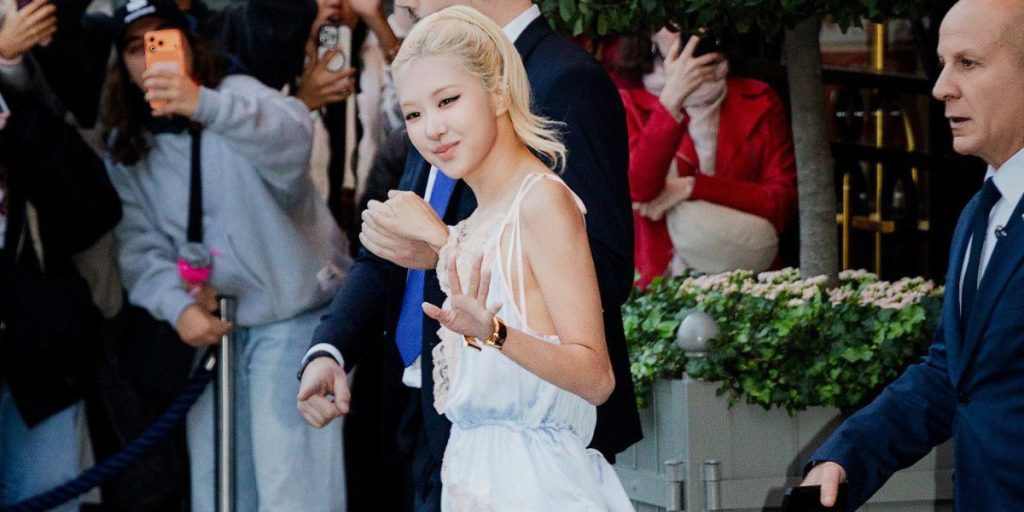 BLACKPINK's ROSÉ at Saint Laurent SS26 Show in Paris