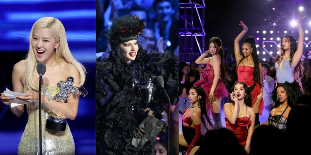 BLACKPINK’s Rosé, Lady Gaga, and KATSEYE among 2025 MTV VMAs winners