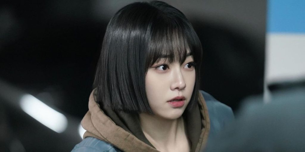 Former I.O.I member Kang Mina in a still from Disney+ drama 'Twelve'