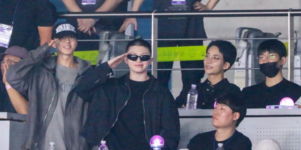 Woozi and Hoshi at SEVENTEEN's 'New_' world tour concert in Incheon
