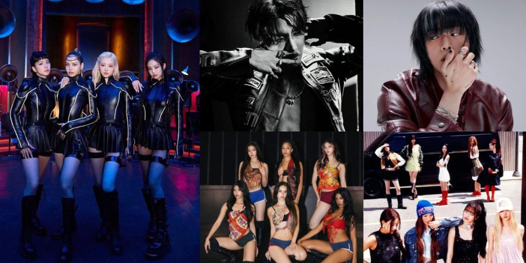 BLACKPINK, j-hope, Jin, KATSEYE, TWICE
