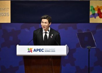 BTS RM at APEC CEO Summit Korea